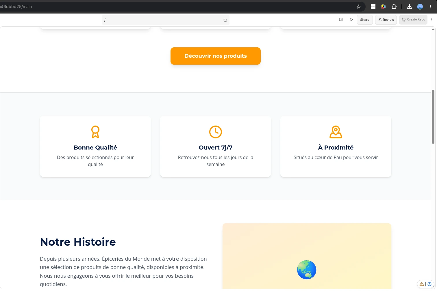 Premier jet Builder.io : atouts et présentation. Capture fournie.