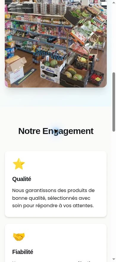 Les engagements de l’épicerie — mobile.